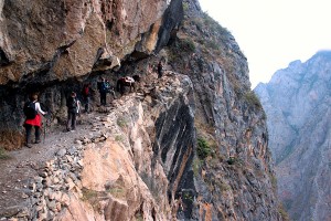 Eight day trekking from Baoshan stone city to Lugu lake